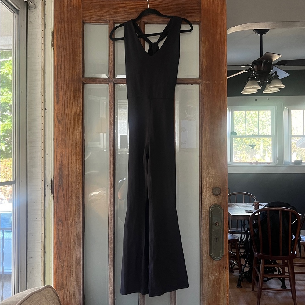 Black Sleeveless Jumpsuit